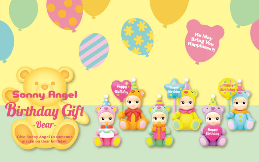 Sonny Angels - Birthday Gift Bear Series